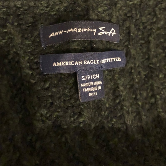 American Eagle knit sweater forest green - Picture 3 of 3